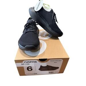 OOFOS OOmy Stride Black Women’s Size 6 Recovery Sneakers NEW IN BOX